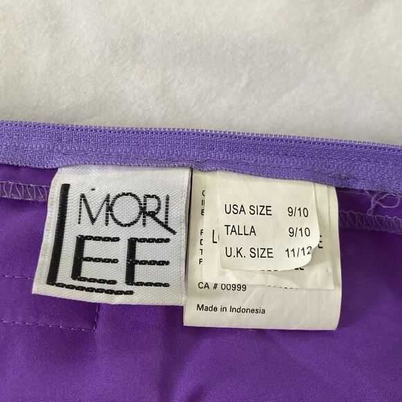 Vintage 2000s Y2K Prom Dress - Strapless Purple Formal Long Gown - Size 9/10 - Picture 7 of 10